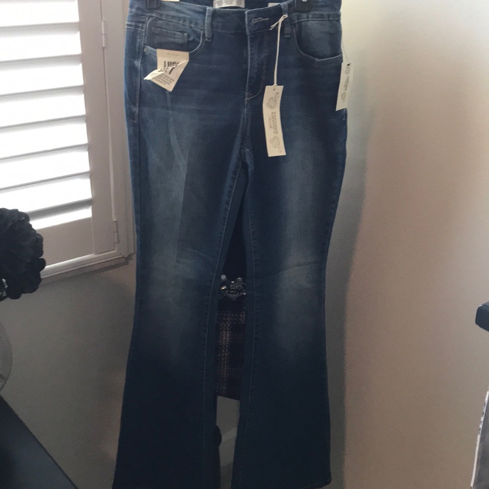 Skinny Flare Jeans by Vintage America